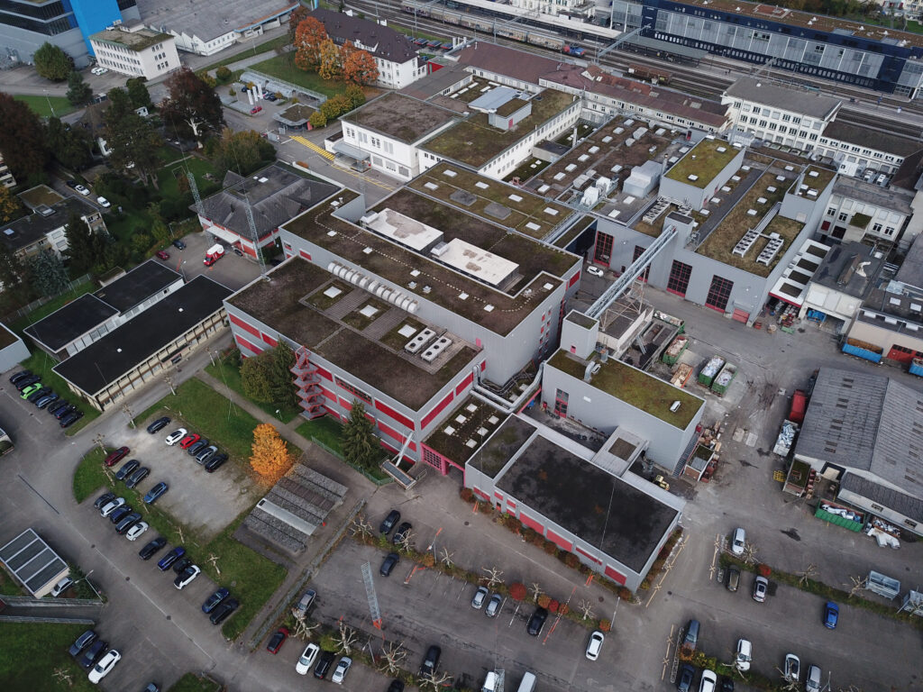 Areal West Zofingen Drohnenaufnahme hi res
